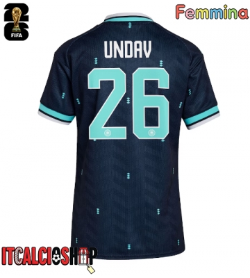Germania Deniz Undav #26 Seconda Maglia Femmina Mondiali 2026 Manica Corta
